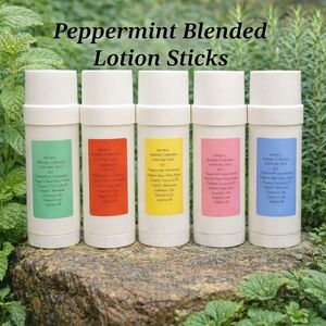 HandCrafted 2oz Shea Butter Foot/Temples Winter Lotion Stick